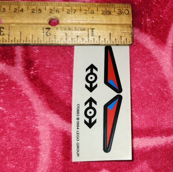 Lego Sticker Sheet for LEGO Cargo Railway Set 4559, Loose, Unflawed. - Picture 4 of 4